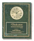 Maple Wood Finish Clock Plaque