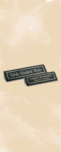 Item#3C2107 Black Marble Desk Wedge