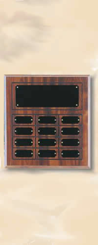 Item#3C1202 Cherry Finish Perpetual Plaque