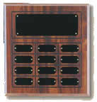 Cherry Finish Perpetual Plaque