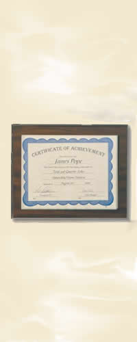 Item#3C1602 Cherry Wood Plaque Frames