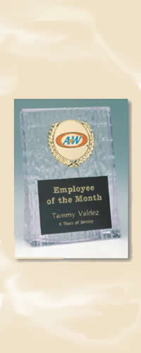 Item#3C1902 Sculpted Ice Standing Plaque