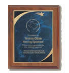 Cherry Finish Plaques