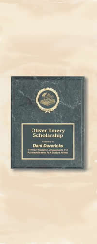 Item#3C401 Marble Finish Plaque